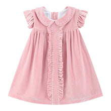Pink Velvet Holiday Dress | 3-6M 6-12M 12-18M 18-24M 2T 3T 4T 5Y 6Y