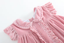 Pink Velvet Holiday Dress | 3-6M 6-12M 12-18M 18-24M 2T 3T 4T 5Y 6Y