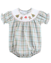Pinkmas Plaid Christmas Smocked Bubble Romper | 3-6M 6-12M 12-18M 18-24M 2T