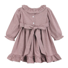 Red and Cream Gingham Farm Smocked Dress