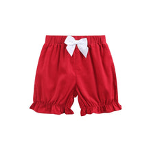 Red Corduroy Christmas Smocked Dress and Bloomers | 3-6M 6-12M 12-18M 18-24M 2T