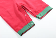 Red Corduroy Christmas Smocked Longall | 3-6M 6-12M 12-18M 18-24M 2T