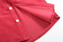 Red Corduroy Dress Shirt | 12-18M 18-24M 2T 3T 4T 5Y 6Y