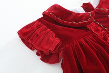 Red Velvet Holiday Dress | 3-6M 6-12M 12-18M 18-24M 2T 3T 4T 5Y 6Y