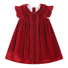 Red Velvet Holiday Dress | 3-6M 6-12M 12-18M 18-24M 2T 3T 4T 5Y 6Y