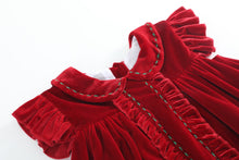 Red Velvet Holiday Dress | 3-6M 6-12M 12-18M 18-24M 2T 3T 4T 5Y 6Y