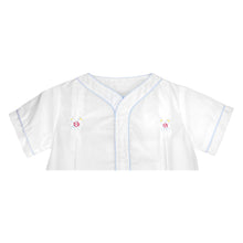 OOS White Blue Boys Baseball Bubble with Hat | Newborn