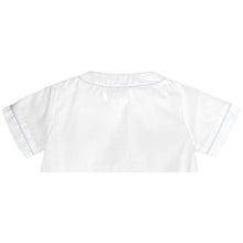 OOS White Blue Boys Baseball Bubble with Hat | Newborn