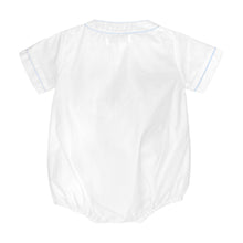 OOS White Blue Boys Baseball Bubble with Hat | Newborn