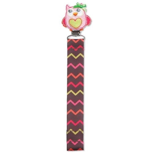 Mud pie owl pacifier deals clip