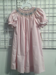 Precious Kids Pink & Blue Smocked Dress * 2T 3T