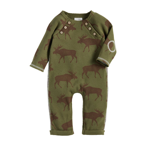 The Great Outdoors Moose Green One Piece | 0-3M 3-6M 6-9M 9-12M