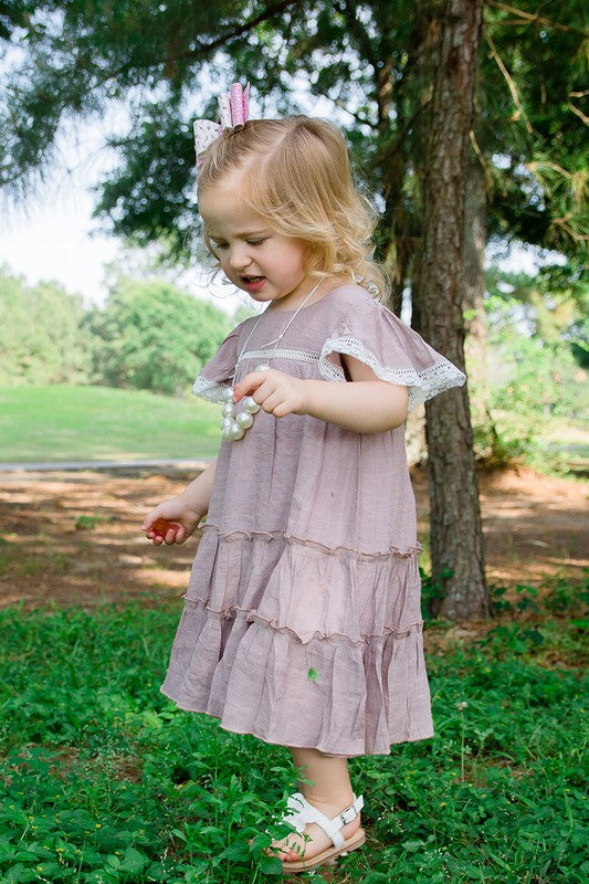Boho Belissima Bella Taupe Dress by Lele for Kids | 2T 3T 5