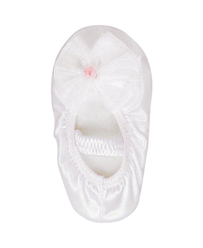 White Spandex Ballet Slipper | 12-24 Months