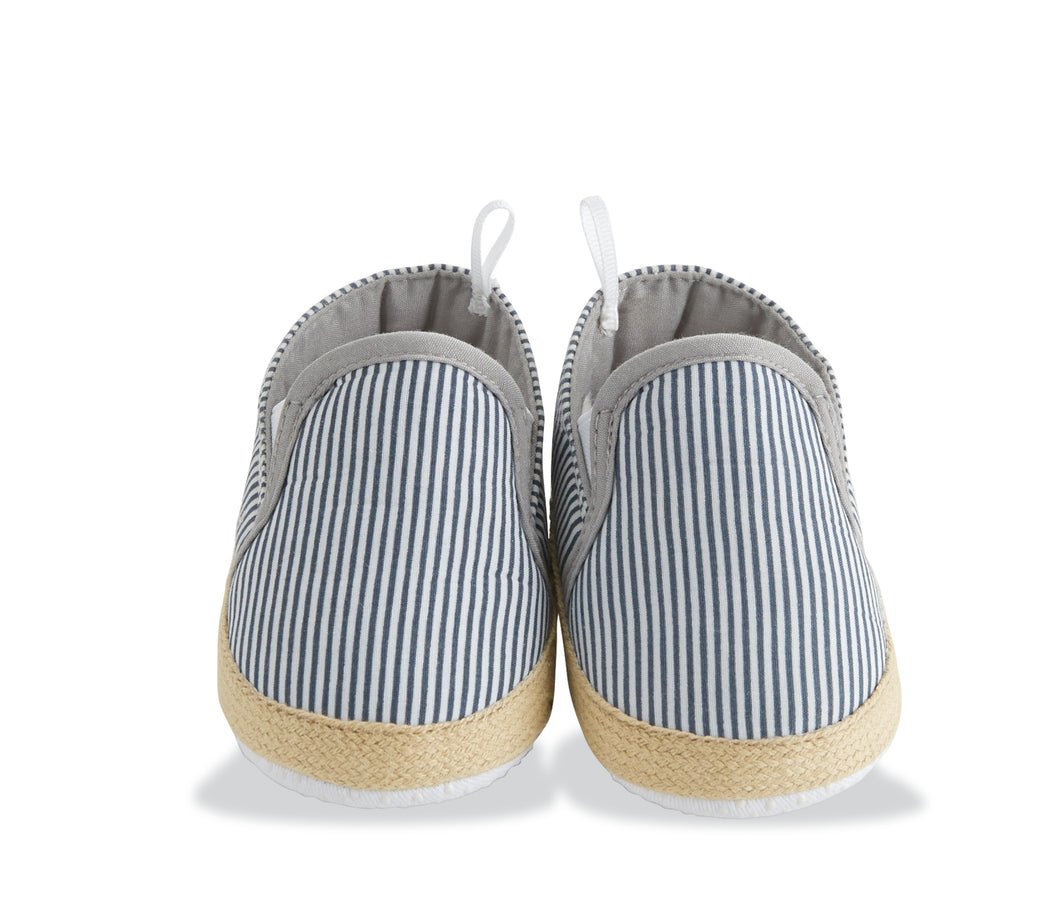 Sail Away Chambray Slip-On Pre-Walker Shoes | 6-12 Months