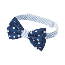 Easter Boys Red Blue Plaid Bow Tie