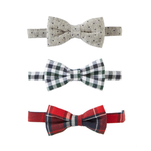 Holiday Best Christmas Boys Bow Tie