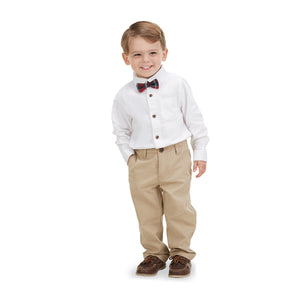 Holiday Best Christmas Boys Bow Tie