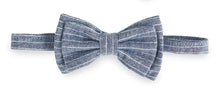 Easter Bow Tie Chambray Stripe by Mud Pie