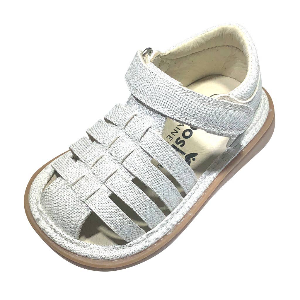 Sunny Pearl Baby Toddler Girls Squeaky Shoes Sandals | Size 3 4 5 6 7 8 9