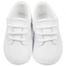 Baby Deer Boys White Leather Saddle Oxford Shoes Preemie | Size 00 0 1 2 3 4