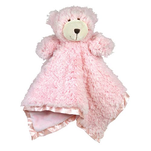 Cuddle Bud Pink Bear Blankie 18