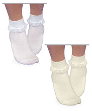 Simplicity Lace Socks White Pearl | NB INF TOD XS