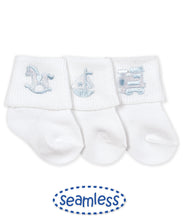 Set of 3 Baby Boy Collection Socks | NB INF