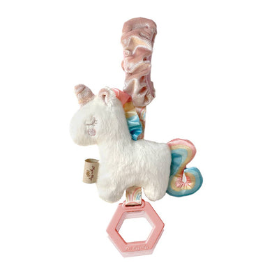 Itzy Friends Ritzy Jingle™ Attachable Travel Toy | Unicorn