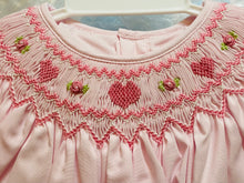 Pink Heart Bishop Smocked Dress with Bloomers | 24 Months