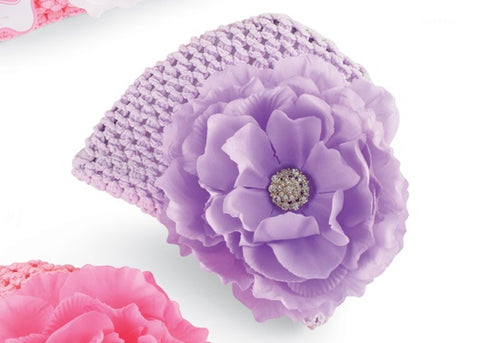 Baby Buds Mesh Jeweled Flower Hat - DISCONTINUED