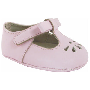 Classic Pink T-Strap Soft Sole Shoes | Baby Size 1 2 3