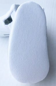 White Canvas T-Strap Sneaker | Baby Size 1 2 3