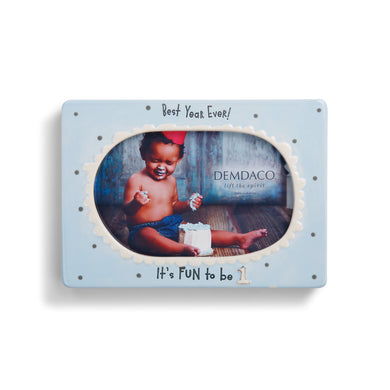 Best Year Ever 1st Birthday Blue Picture Frame | 6x4 Photo