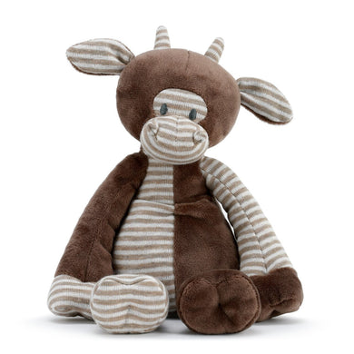 Barnyard Baby Cow Rattle 8.5