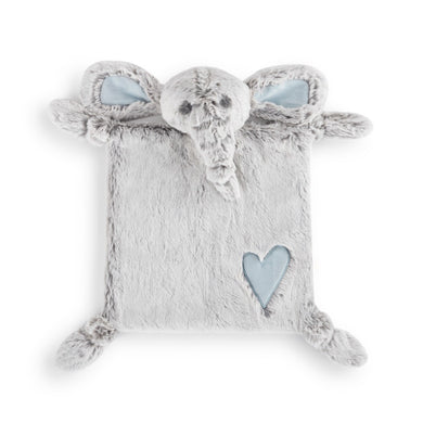 Luxurious Baby Blue Elias the Elephant Rattle Blankie