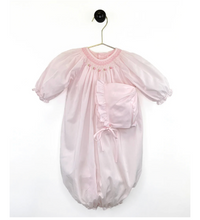 Pink Bishop Smocked Convertible Gown with Bonnet | 3 or 6 Months