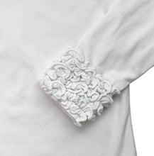 Baby Toddler Girls Boutique White Ruffle Layering T-Shirt By AnnLoren | 6-12 12-24 Months