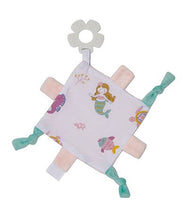 Pink Sea Life Small Crinkle Blankie Toy Teether