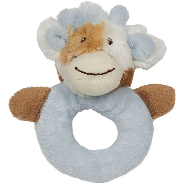 Grayson the Giraffe Blue Ring Rattle by Maison Chic