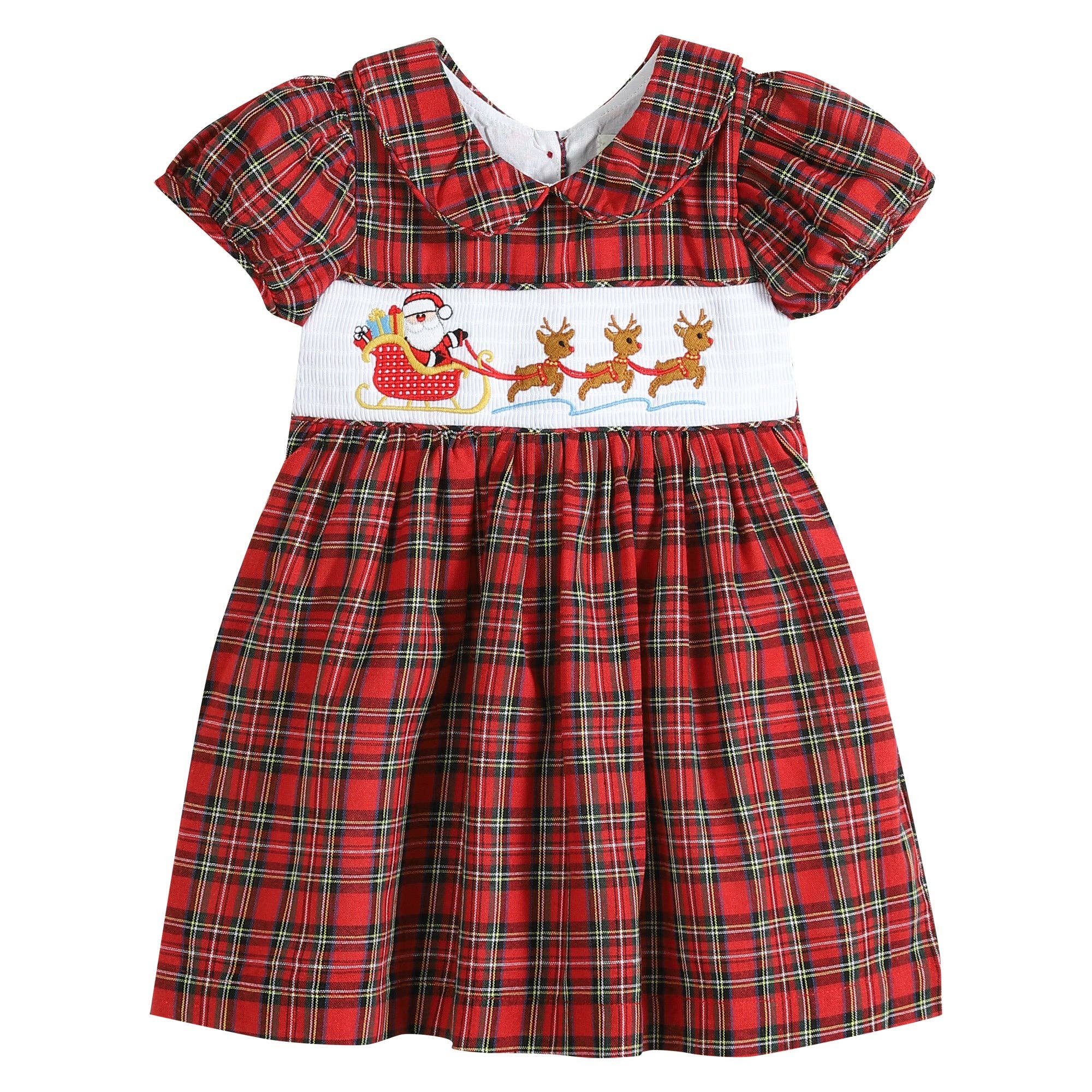 Red Smocked Christmas Dress Petit Bebe Baby / Toddler Girls Red Holiday Plaid Smocked Christmas Trees Dress - Ruffle Collar Red Christmas Plaid Santa Sleigh Smocked Dress | 6-12M 12-18M 2T 4T Red Smocked Christmas Dress Petit Bebe Baby / Toddler Girls Red Holiday Plaid Smocked Christmas Trees Dress - Ruffle Collar Red Christmas Plaid Santa Sleigh Smocked Dress | 6-12M 12-18M 2T 4T