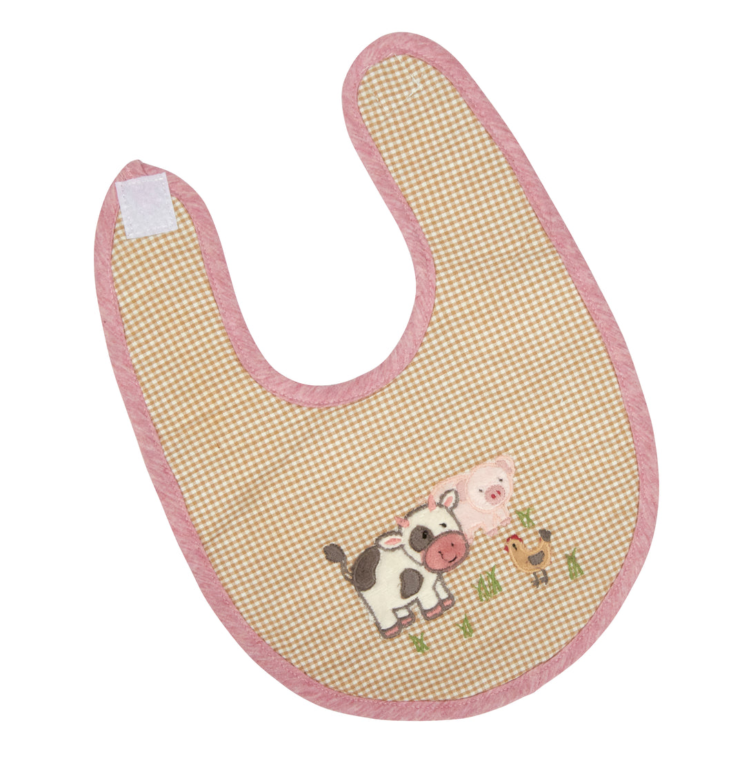 Farm Friends Baby Bib by Maison Chic