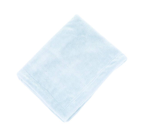 Soft Blue Luxurious Fur Baby Blanket | 30