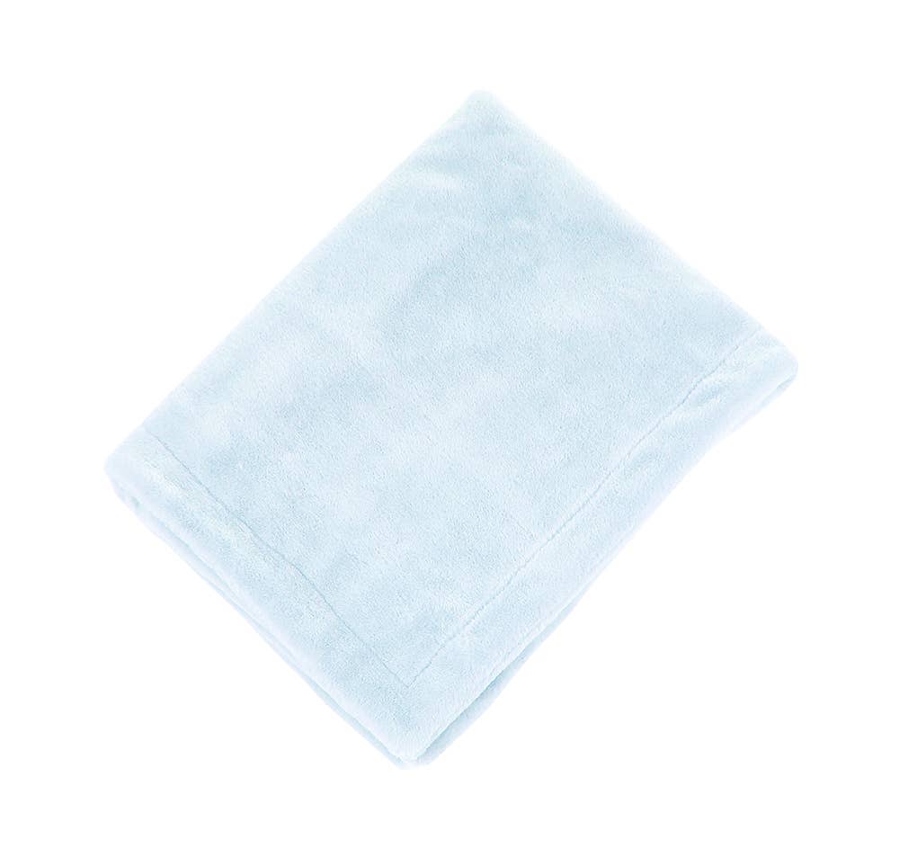 Soft Blue Luxurious Fur Baby Blanket | 30