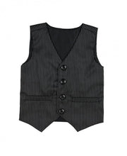 Black Pinstripe Vest | 6-12M 12-18M 18-24M 2T 3T 4T