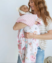 Ballerinas Baby & Toddler Pink Minky Blanket | 30x40