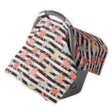 Floral Canopy Car Seat Cover Minky Warm Baby Cover