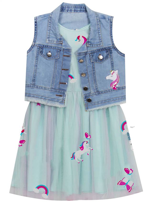 unicorn mesh dress ALAZA Unicorn Rainbow Could Star Blue Women's Full Slips Dress Adjustable  Spaghetti Strap Mesh Dress S at Amazon Women's Clothing store