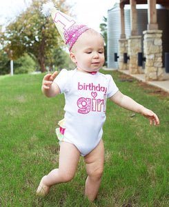 Fabulous Circles Birthday Girl Bodysuit | 12 Months