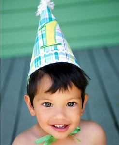 Green 3 Pc Birthday Boy Bodysuit Finn Plaid Bloomer and Hat by RuggedButts * 12M 12-18 Months
